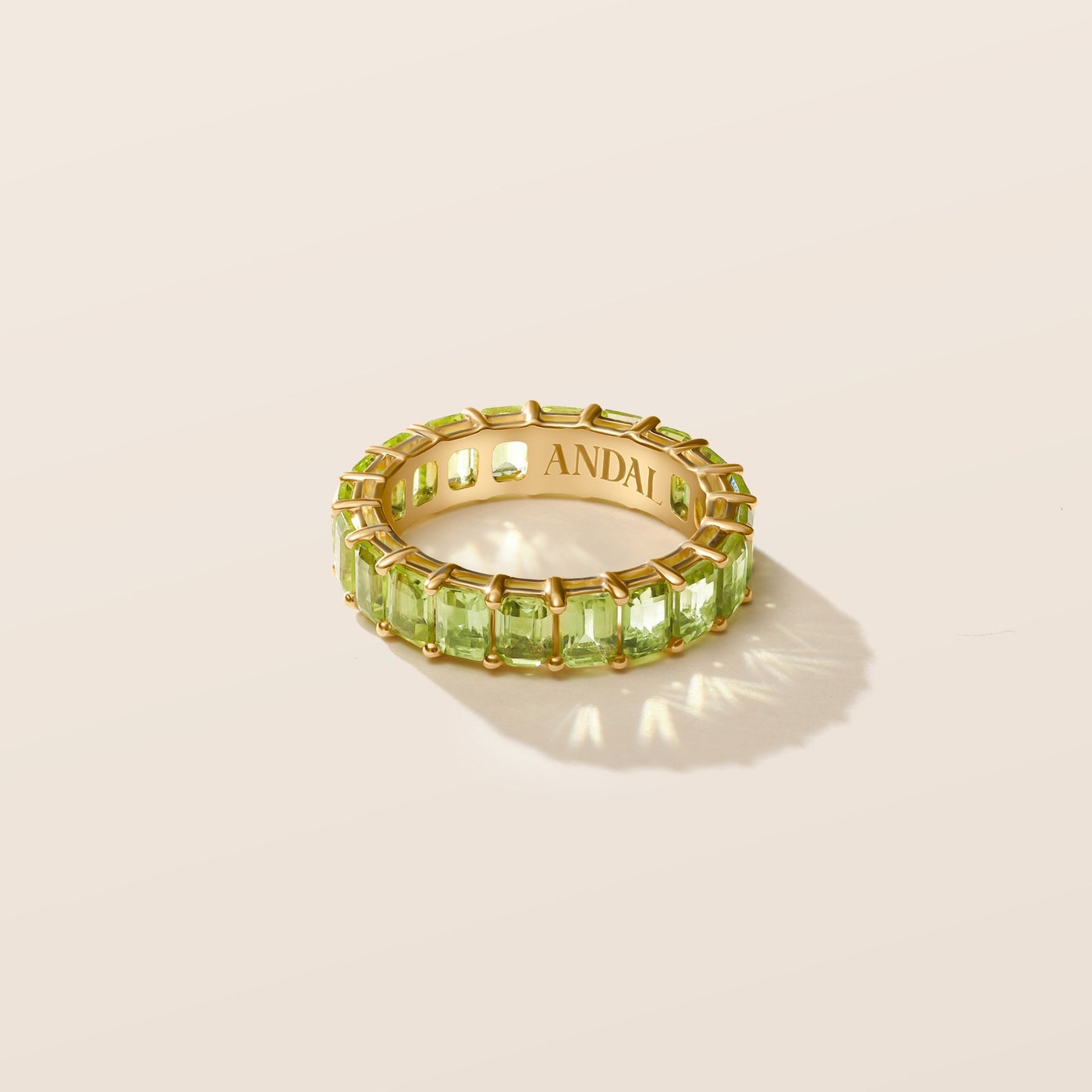 Peridot Eternity Ring